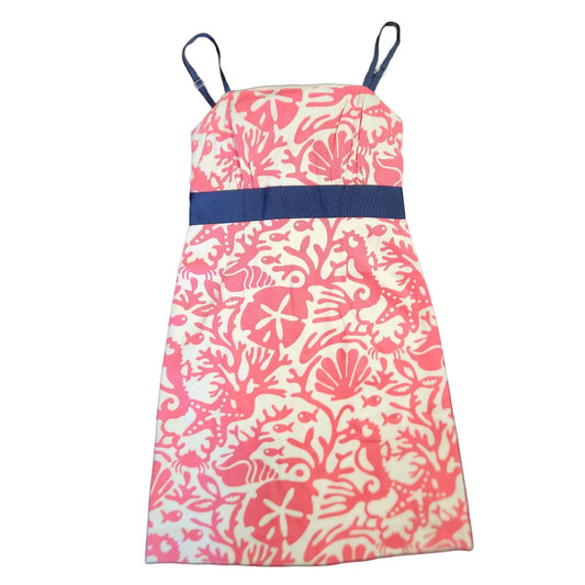 Vineyard Vines 0 women dress ocean coastal old money beach pink/