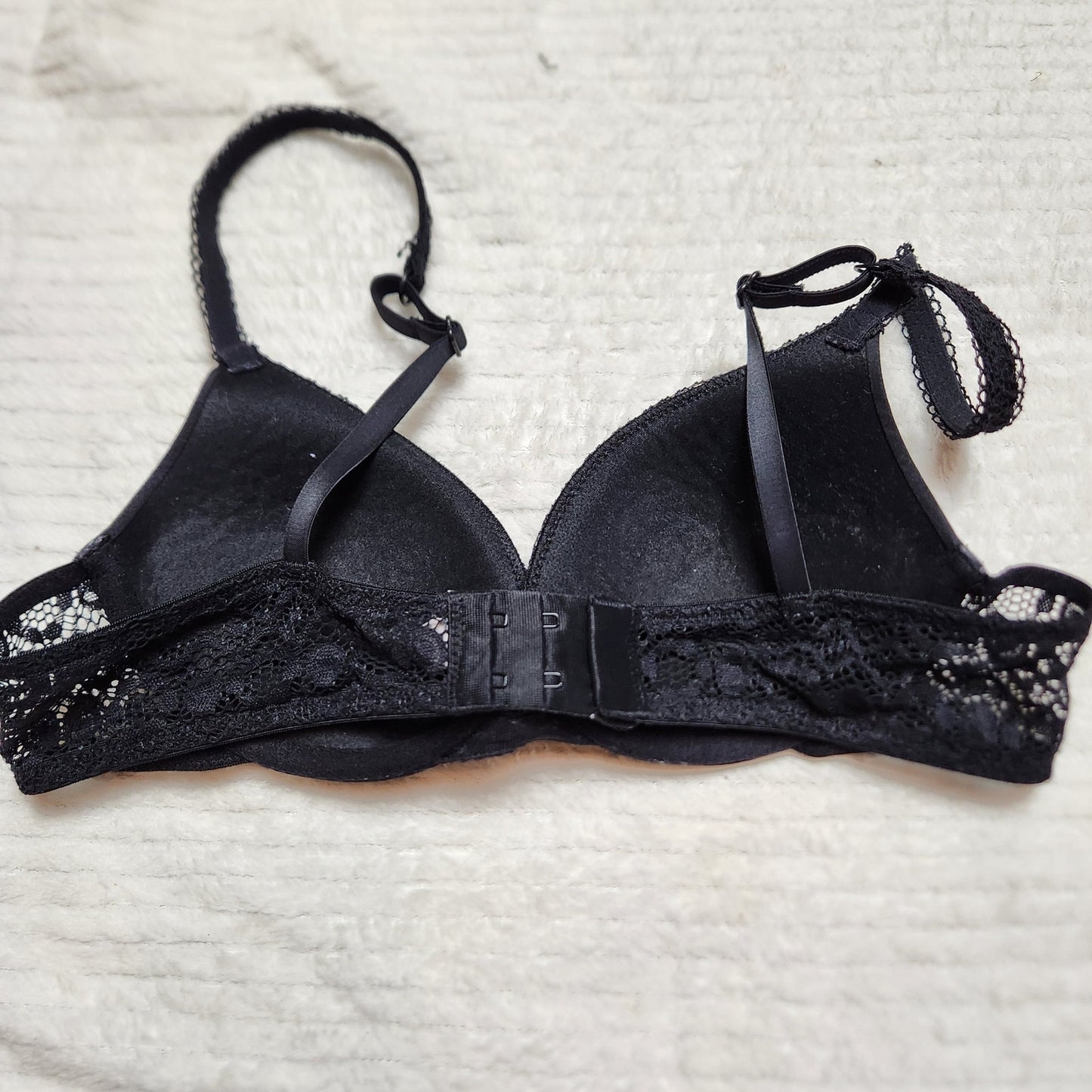 So Intimates 34A push up bra lace black wired full coverage so10152