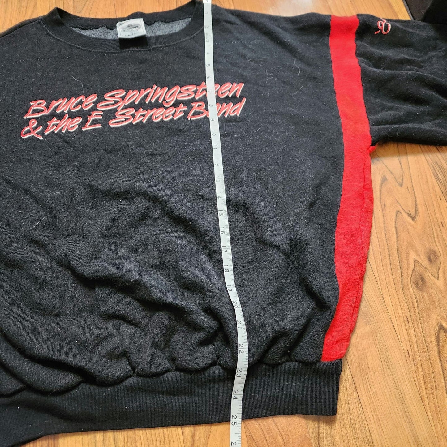 Winterland m/l crew neck black red Bruce Springsteen E Street Band '84-85 sweater