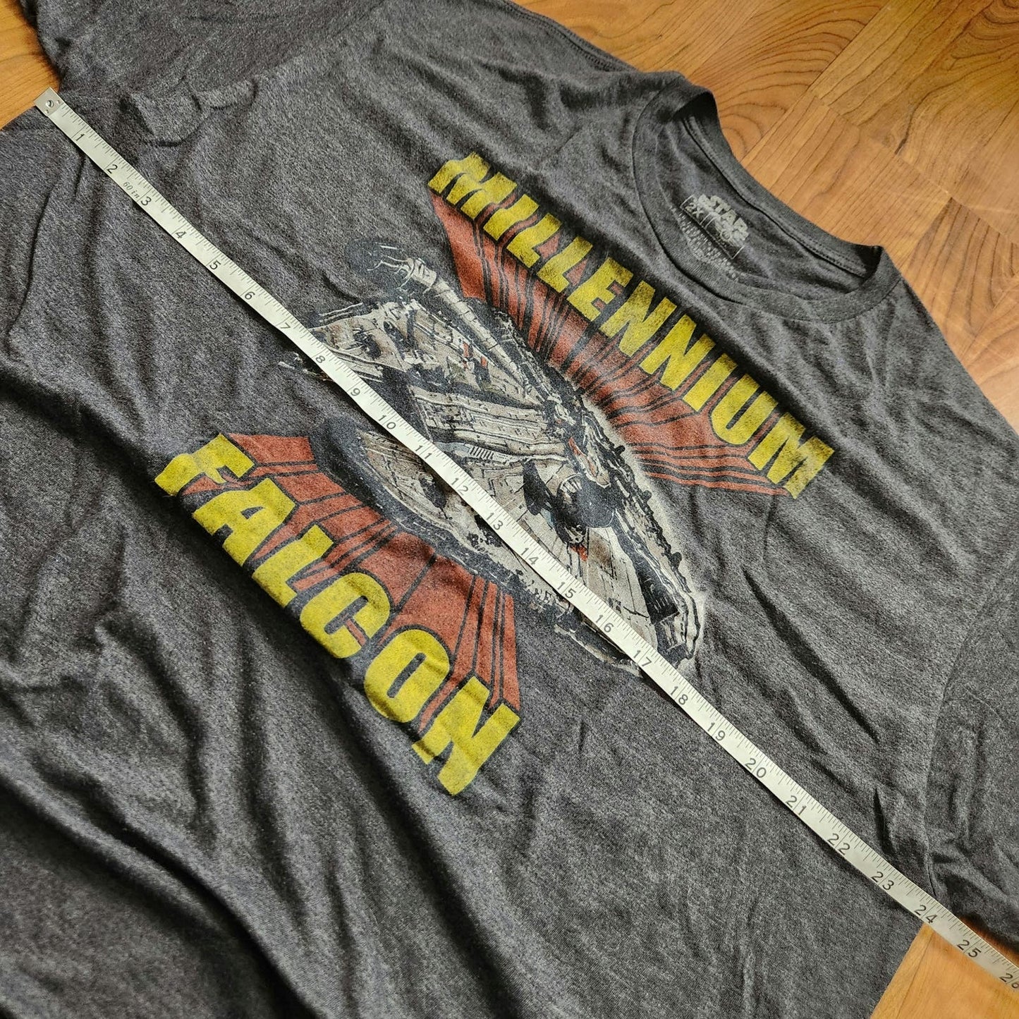 Star Wars 2x millennium falcon grey tshirt stretchy graphic tee xxl