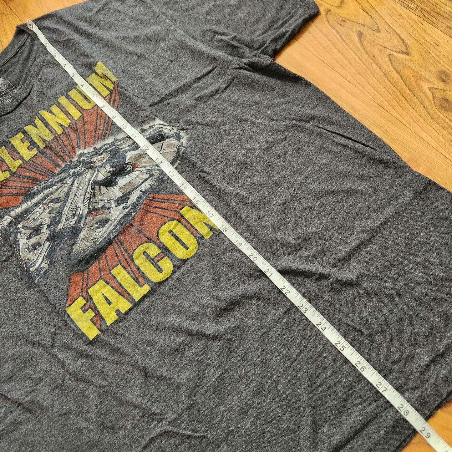 Star Wars 2x millennium falcon grey tshirt stretchy graphic tee xxl